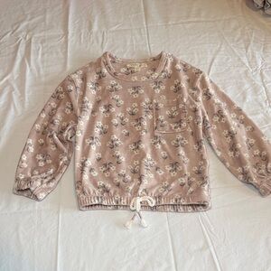 Jessica Simpson Pink Floral Pullover